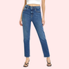 Women&#39;s High Rise Classic Slim Straight Denim Jeans