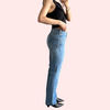 Women&#39;s Light Blue High Waist Denim Jeans