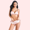Fashionable Pure Silk Bra Set for Women