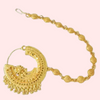 Uttarakhandi Round Nath Gold Plated Accessory