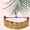 Kumauni Gold-Plated Guluband &amp; Nath Jewellery Set