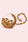Kumauni Guloband with Nath &amp; Mangtika – Bridal Gold Jewelry Set
